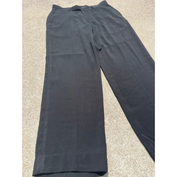 Public Notices Pants Men Size 33 X 32 Black Straight Flat Front Trousers Pockets - Picture 2 of 7